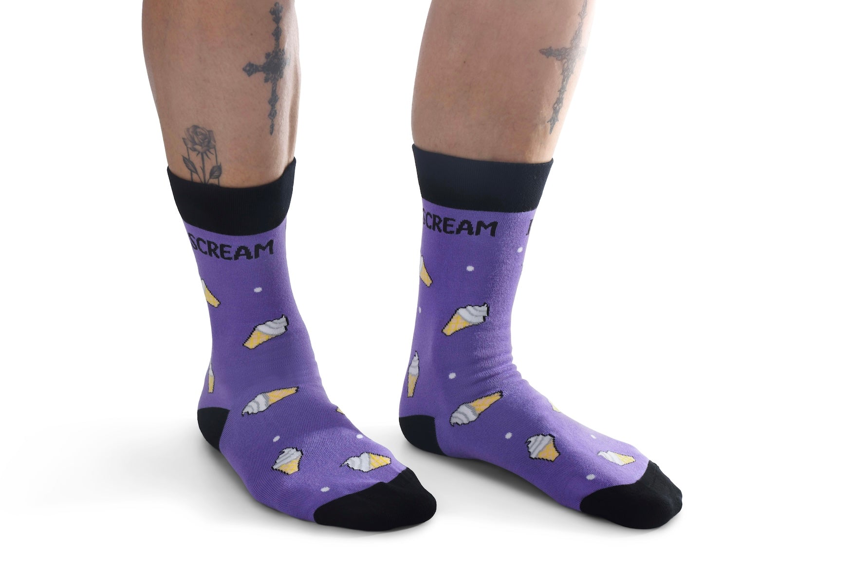Ice Cream Print Socks