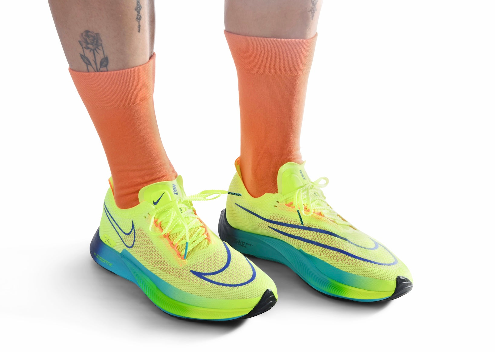 Bright Orange Bamboo Socks