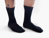 Plain Black Bamboo Socks