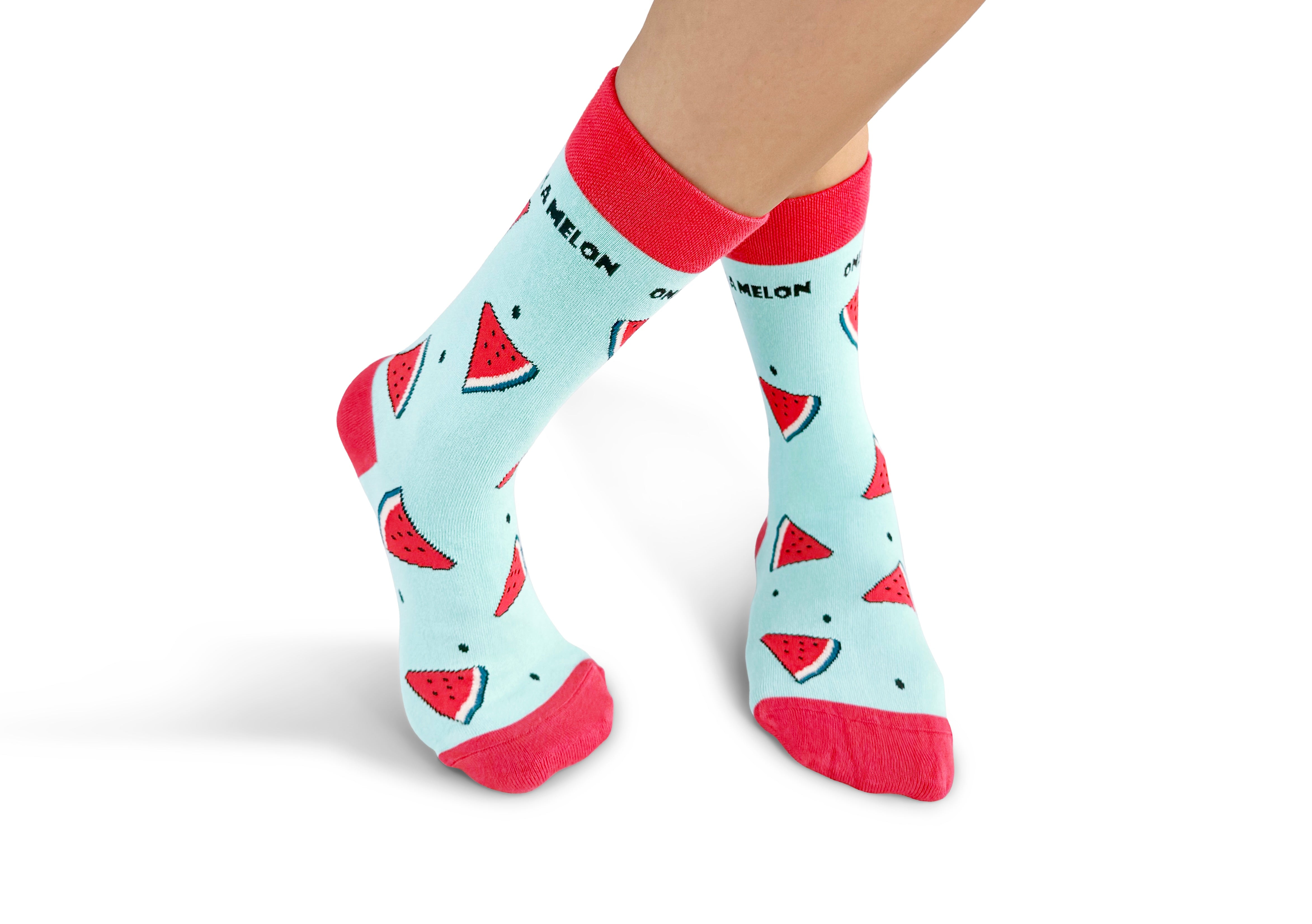 Watermelon Bamboo Socks