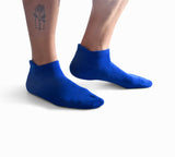 Cool Sea Blue Bamboo Socks