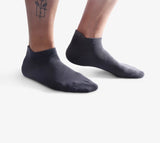 Classic Dark Grey Bamboo Trainer Socks