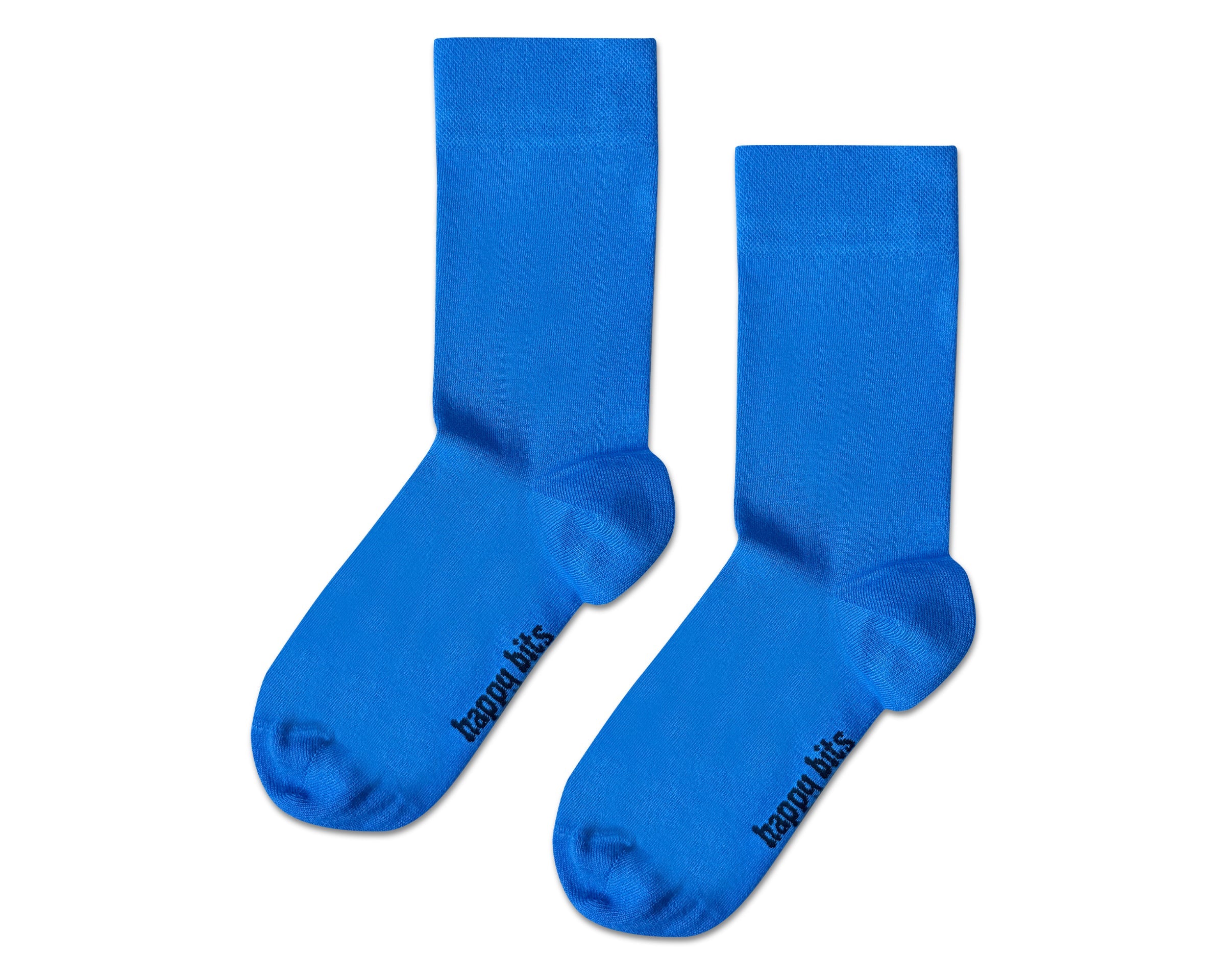 Plain blue socks