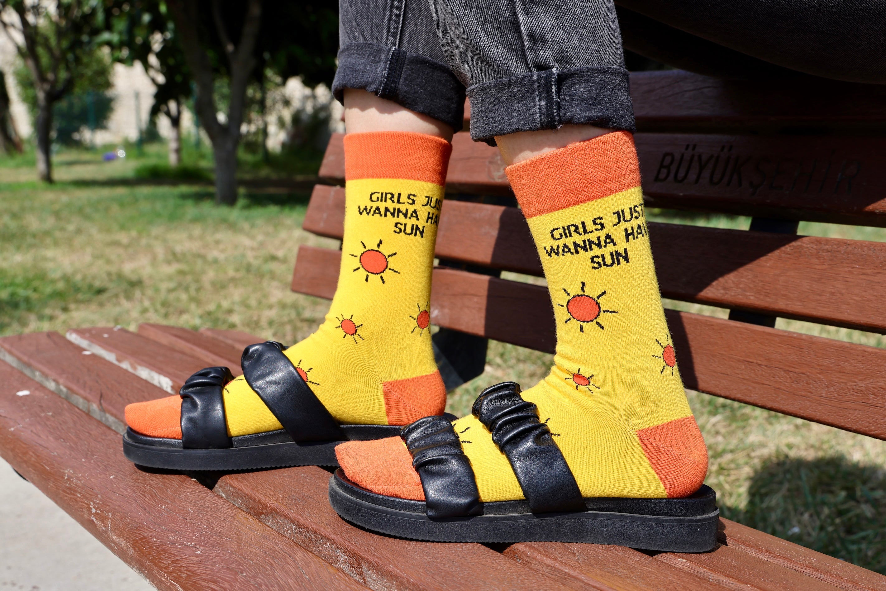 Girls Just Wanna Have Sun Bamboo Socks