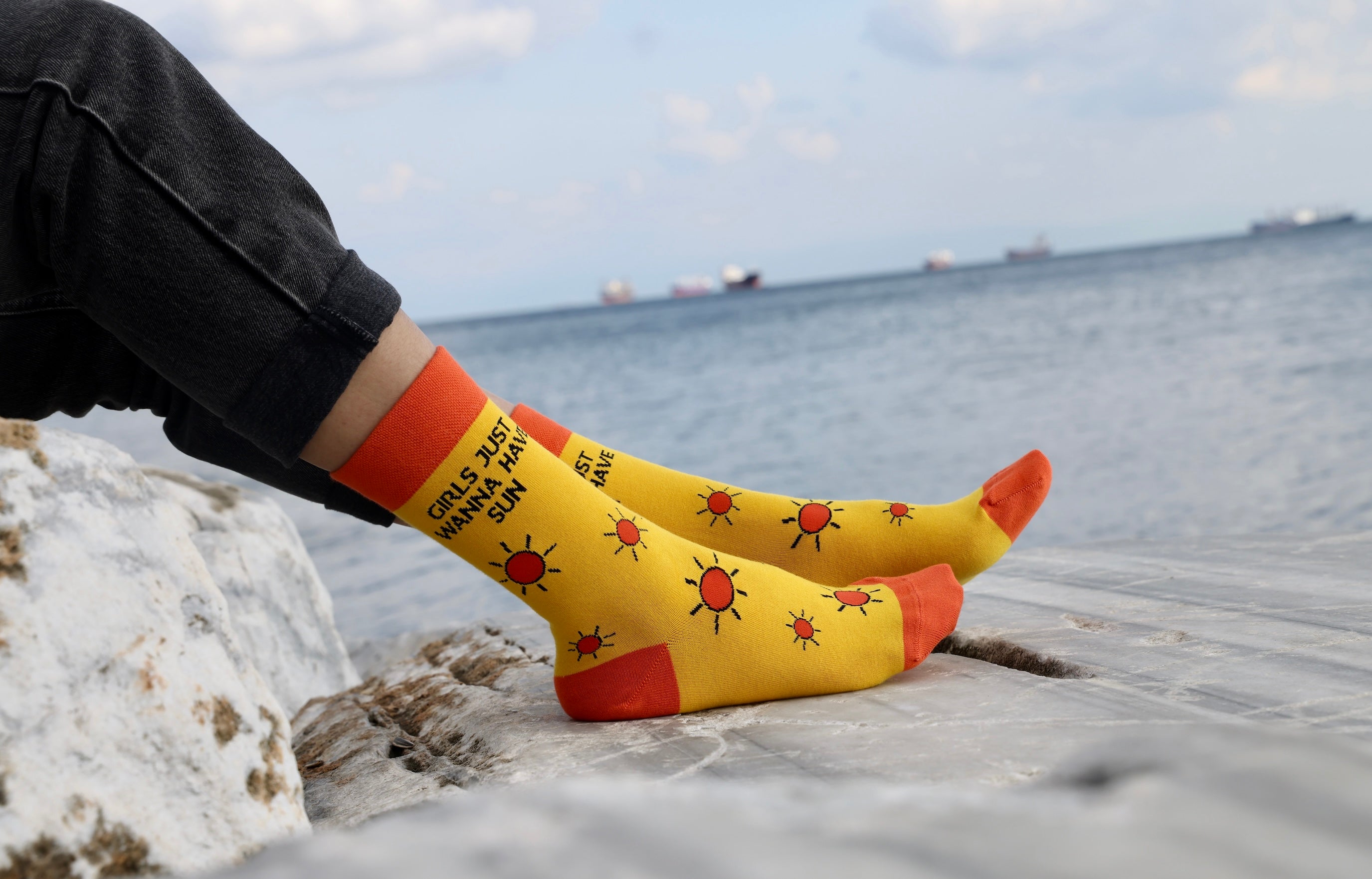 Girls Just Wanna Have Sun Bamboo Socks