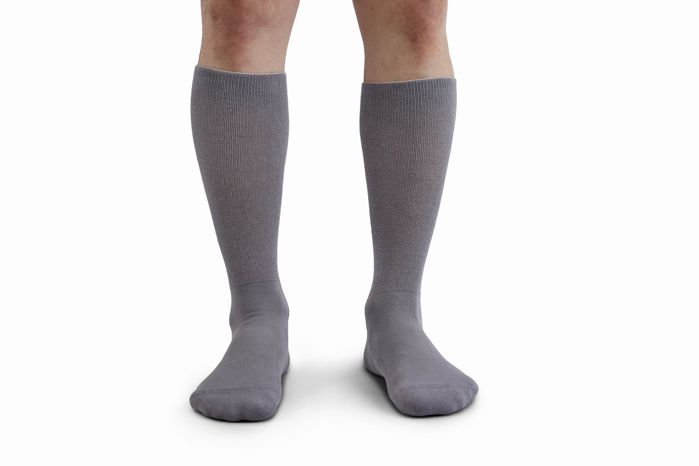 Grey Diabetic Socks Men