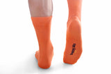 Plain Bamboo Socks - Sunset Tangerine