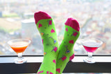 Cocktails Bamboo Socks for Women