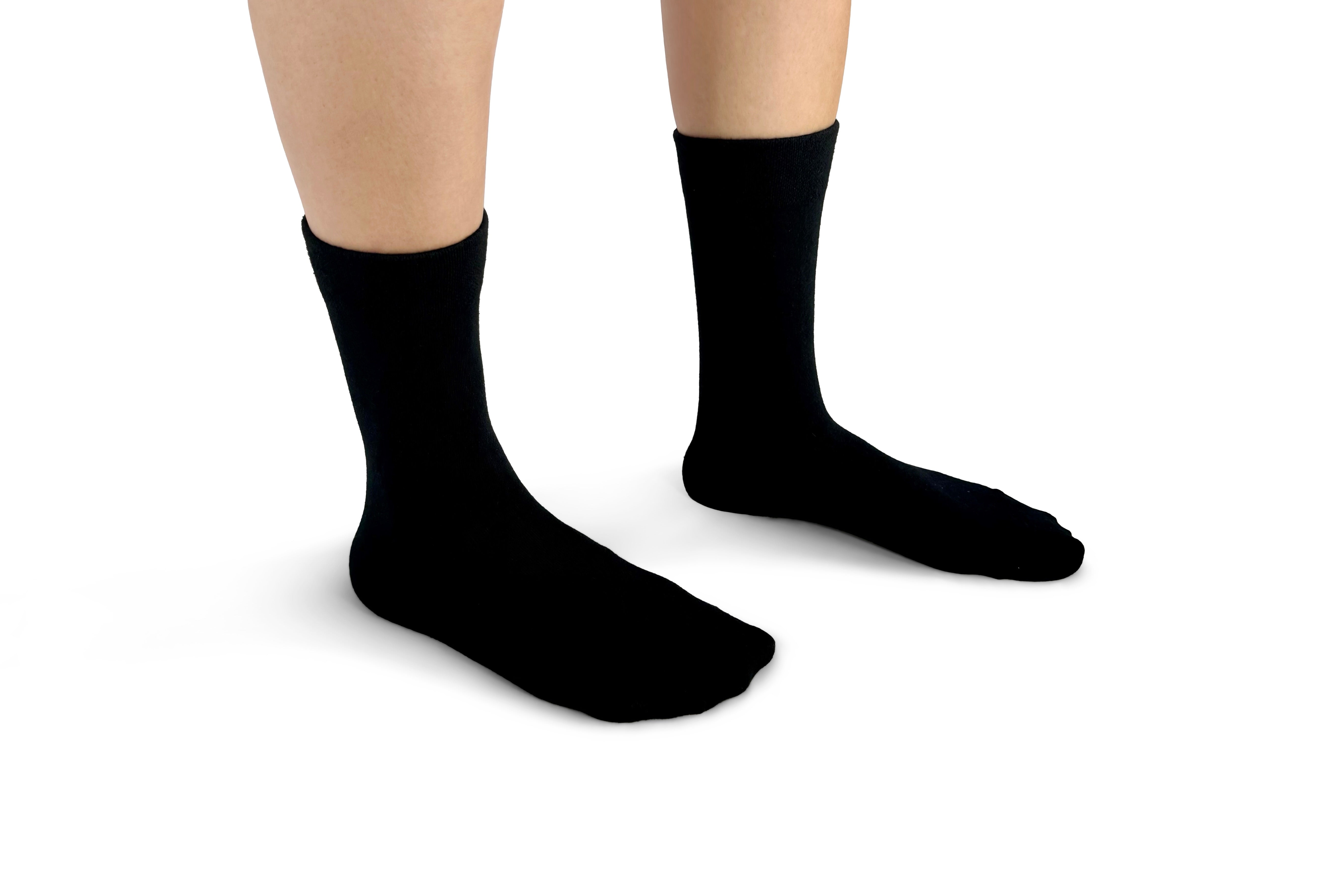 Black Bamboo Socks 