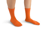 Tangerine Orange Bamboo Socks