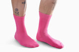 Plain Bamboo Socks - Bubblegum Pink